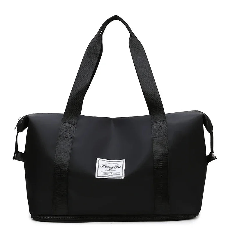 Carry On Travel Duffle Bag Nylon Waterproof Sports Gym Tote Bags for Women Large Capacity Storage Luggage Handbag 2026