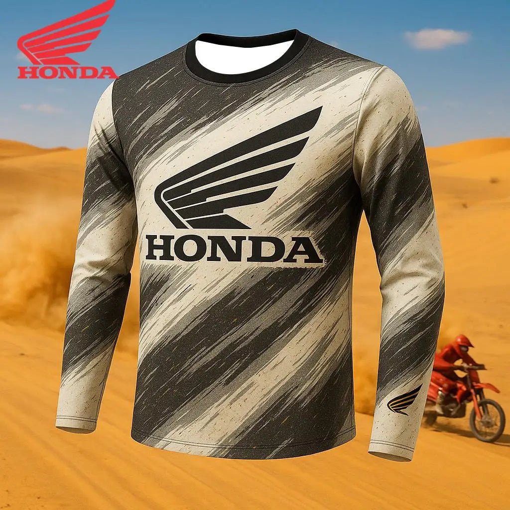 Honda 2026 Motorcycle Team Jersey – Long Sleeve Fan Tee - lily supply