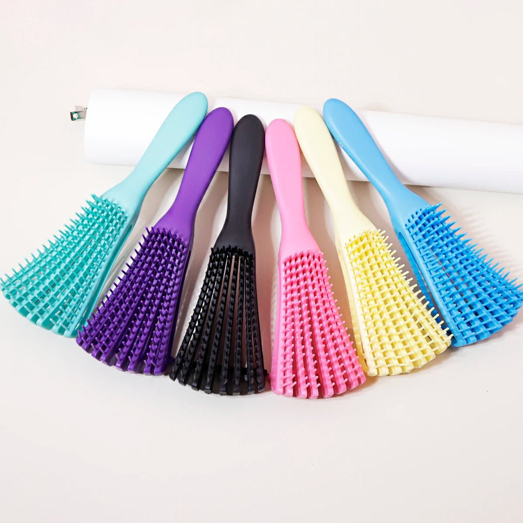 Scalp Massage Brush - Anti - Static Wet Curl Salon Hair Brush - lily supply