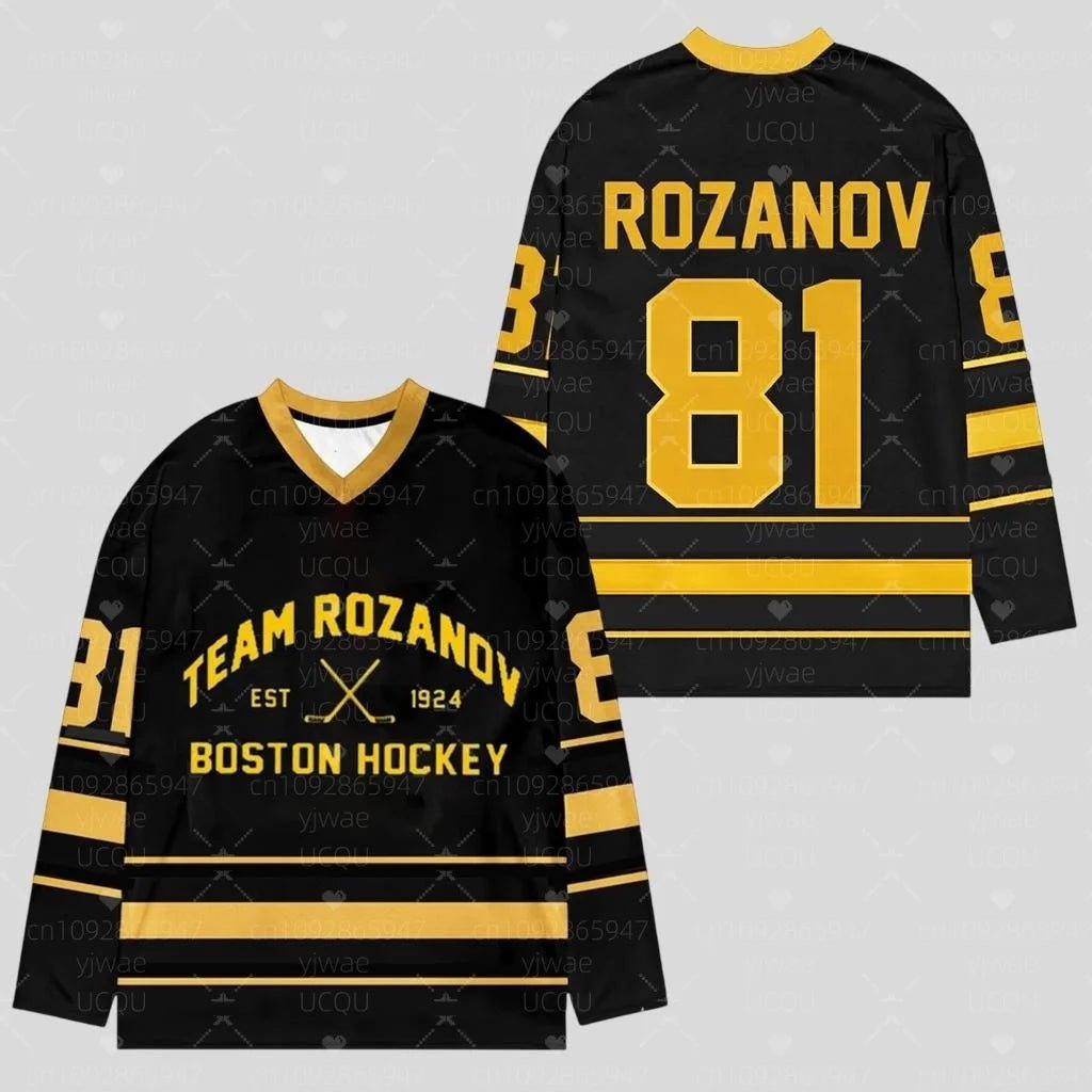 Women's Heated Rivalry Hockey Jersey – Long Sleeve Fan Sportswear - lily supply