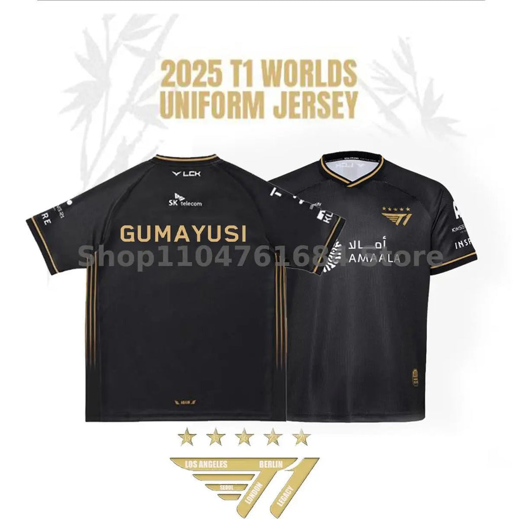 T1 Esports Team Jersey – 2025 League of Legends World Finals Uniform - lily supply