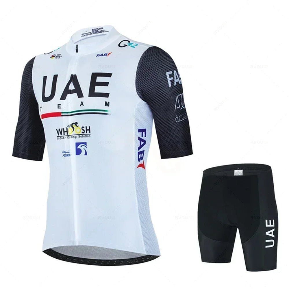 UAE Team Emirates 2026 Pro Cycling Jersey Set – Men's Summer Bike Kit - lily supply