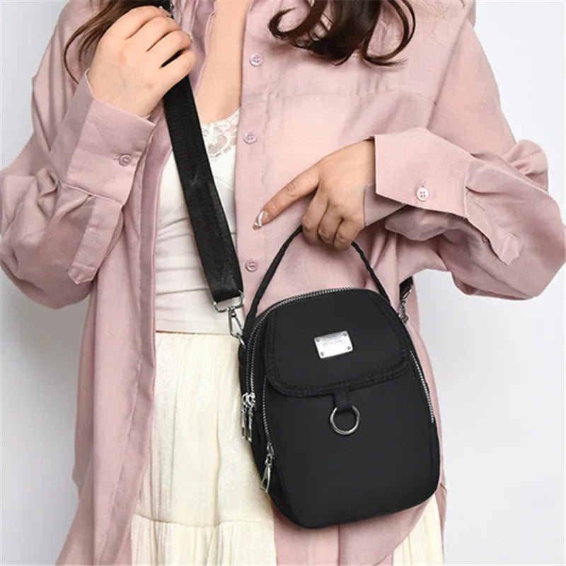 Women's Lightweight Phone Crossbody Tote Bag - Multi - Pocket Daily Outing Bag - lily supply
