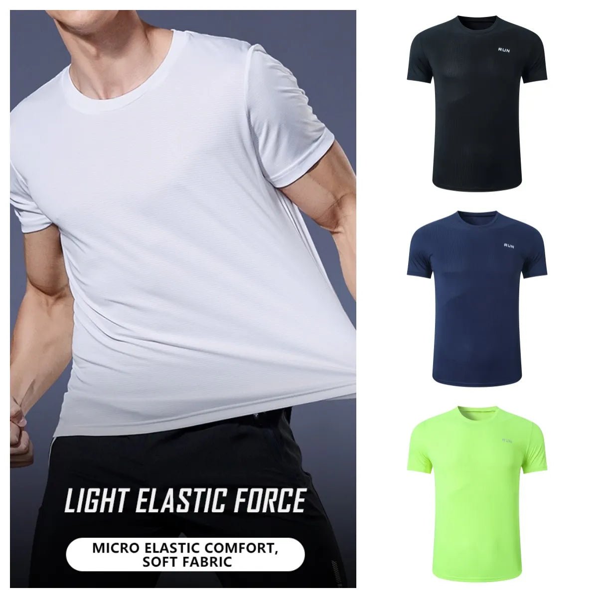 Men’s Football Jersey – Casual White Training Tee - lily supply
