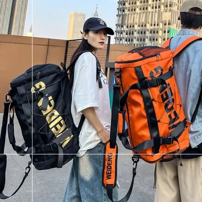Large Travel Bag Duffle Backpack Women Gym Pack Men Tote Gym Bags Training Shoulder Sports Bag for Basketball