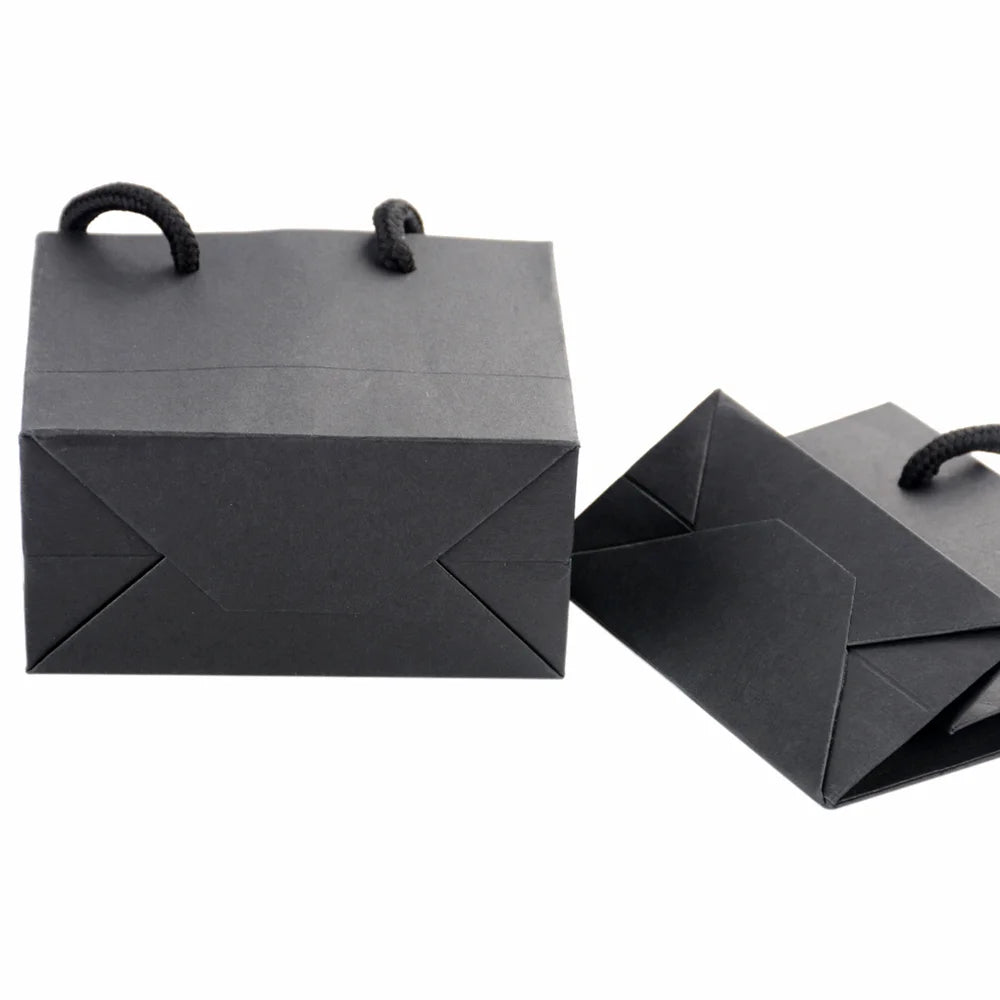 5 - Piece Kraft Paper Gift Bag Set - Minimalist Party Wedding Gift Packaging - lily supply