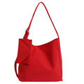Women Canvas Shoulder Bags Work Travel Tote Women's Handbags Large Capacity Bag Solid Color Simple Casual Commuter Bag