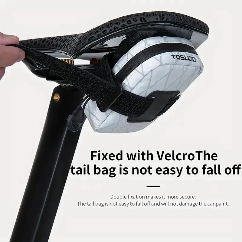 Mini Lightweight Cycling Tail Bag - Portable Bike Saddle Storage Tool Bag
