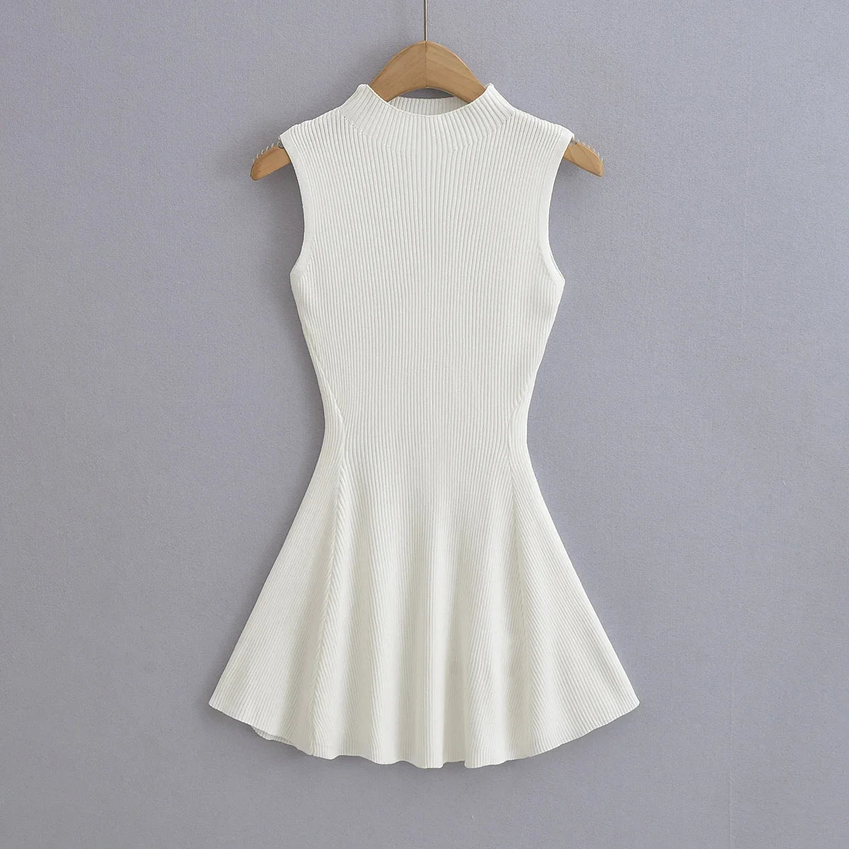 Women's Sleeveless Knit Bodycon Mini Dress