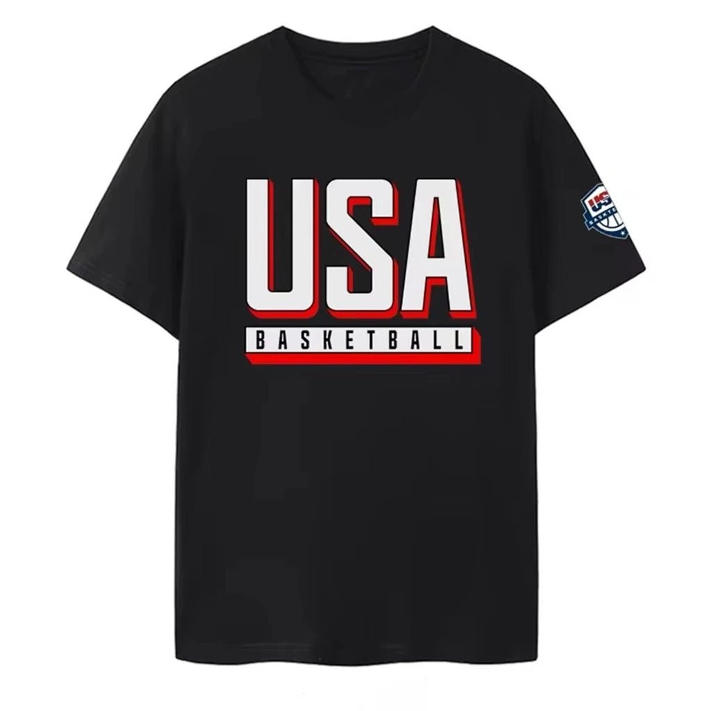 USA National Basketball Jersey – Short Sleeve Fan T-Shirt - lily supply