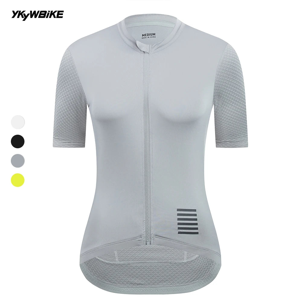 Women's Cycling Jersey | Short Sleeve Slim Fit Bike Shirt - Men's Clothing - lily supply