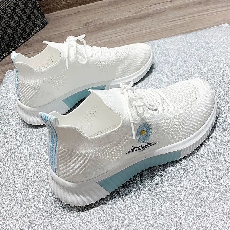 Sports Shoes for Women Sport Sneaker Casual Comfortable and Elegant Flat Low Cute White Hit Fashion Women's Tennis 2025 Summer - lily supply