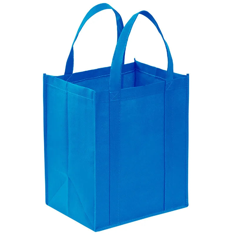 Non-Woven Foldable Reusable Tote Bag - Large Capacity Eco Shopping Bag