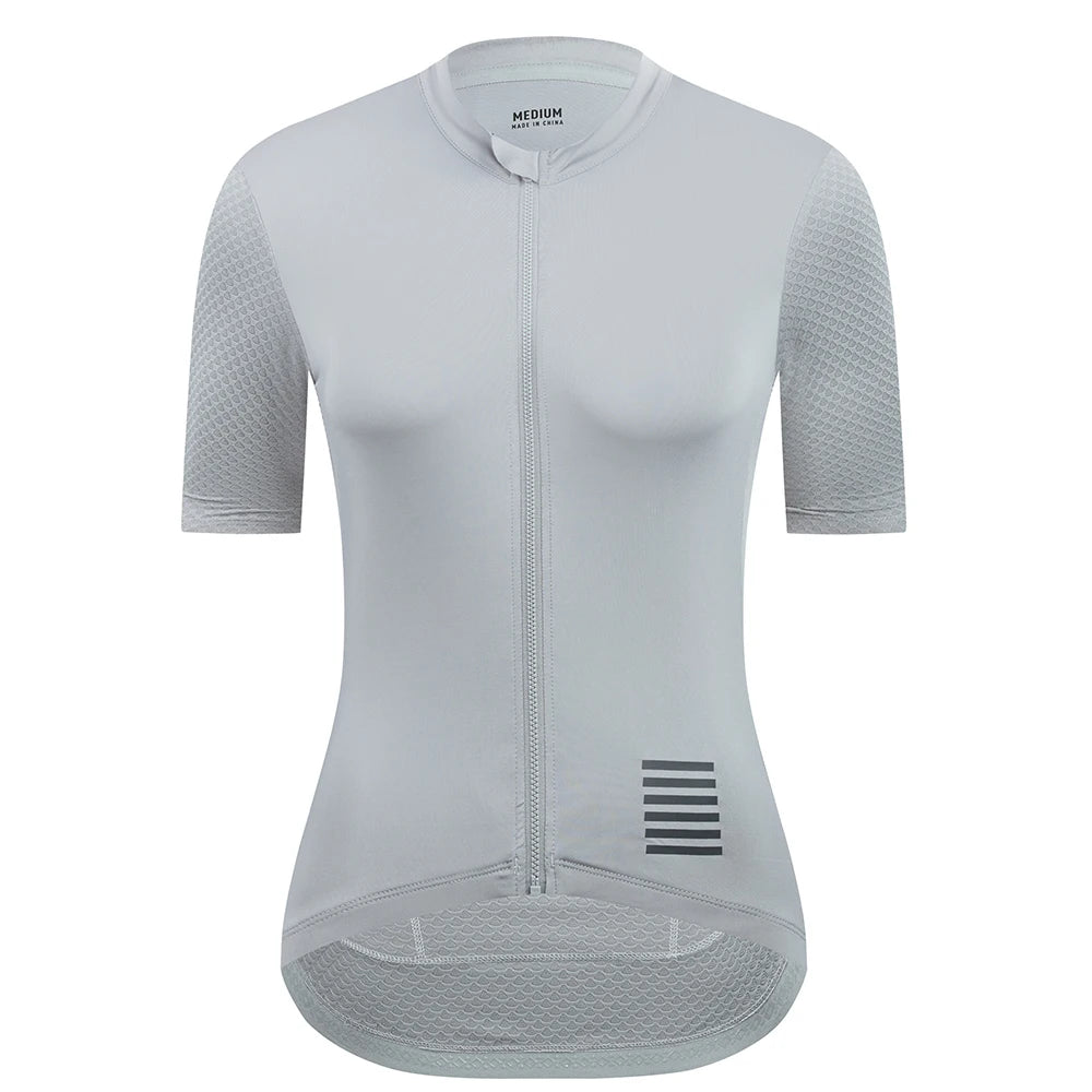 Women's Cycling Jersey | Short Sleeve Slim Fit Bike Shirt - Men's Clothing - lily supply