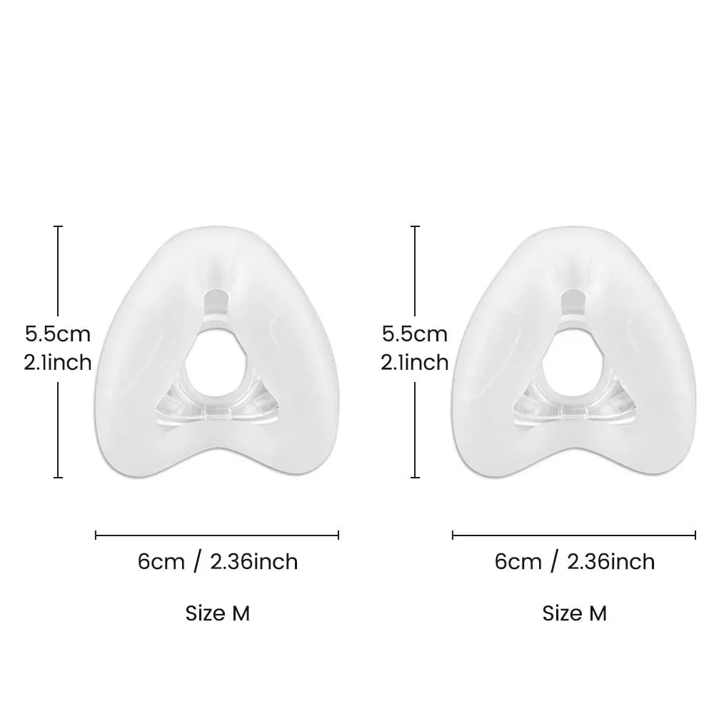 1/2pcs Nasal Cushion for Airfit N20 Silicone Replacement , Compatible with N20 Face Masks, AirfitN20 Mask Covering Nose，Soft - lily supply