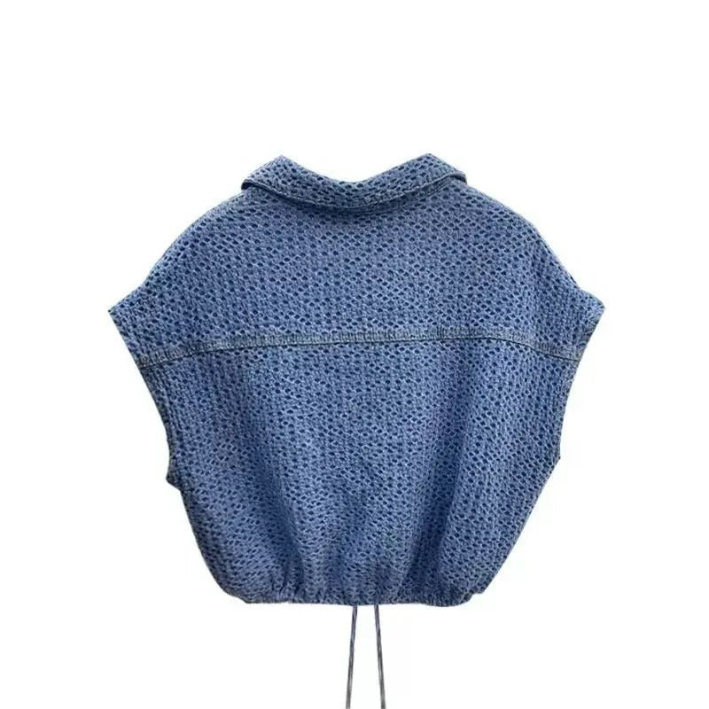 T-shirt Women 2024 Summer Vintage Cotton Vest Casual Office Lady Mori Girl Style Girls Tops - lily supply