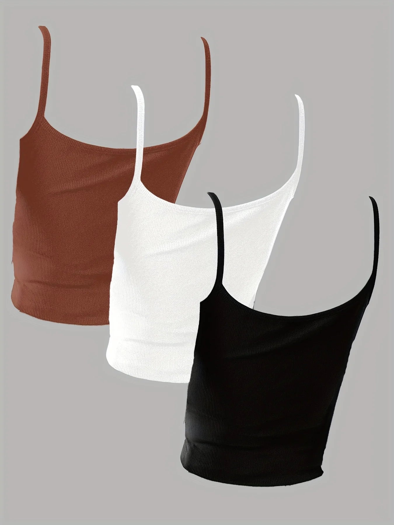 Women's 3-Piece Knit Camisole Set