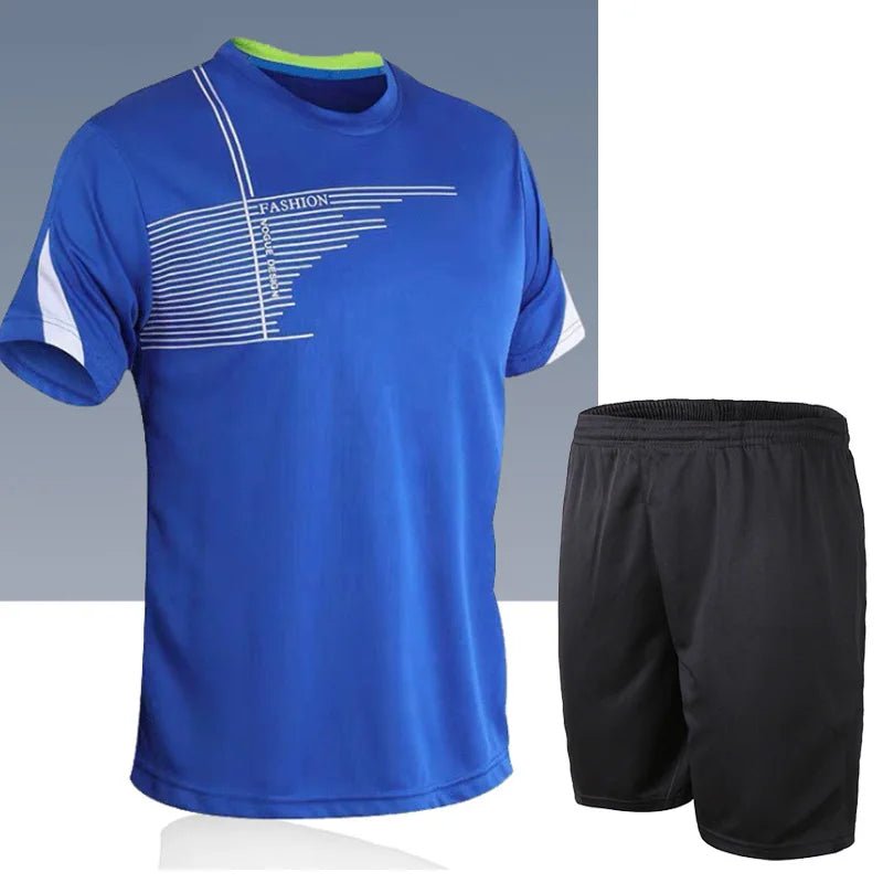 Men’s Football Training Set – Jersey & Shorts 2 - Piece Kit - lily supply