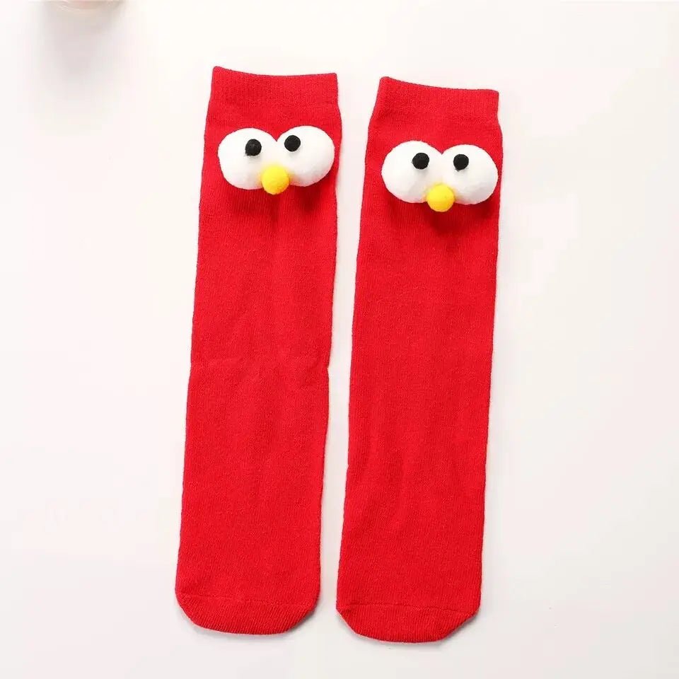 Women's 3D Eyes Funny Kawaii Socks - Harajuku Designer Cute Happy Gift Socks - lily supply