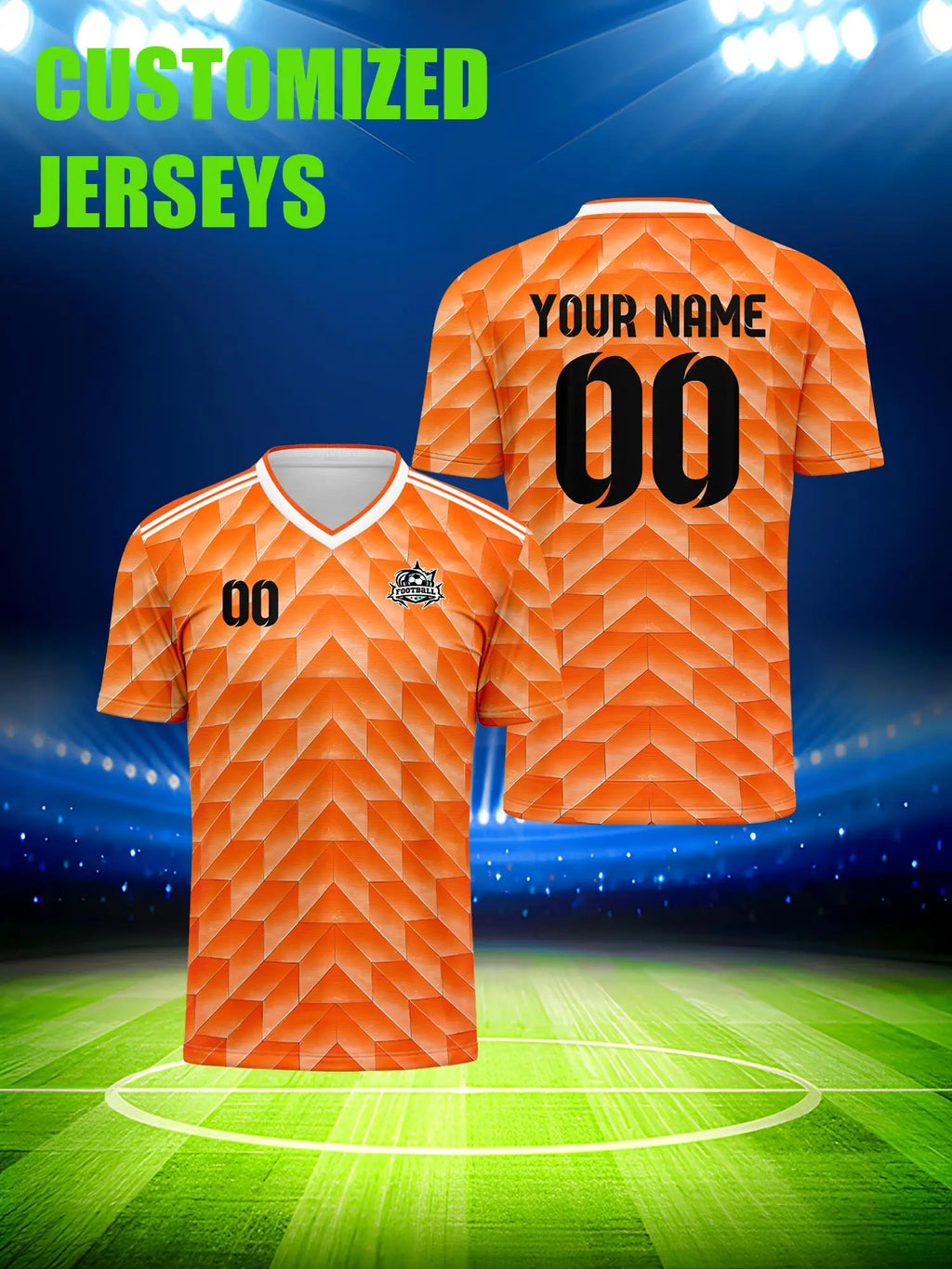 Custom Soccer Jersey – Personalised with Your Image, Name & Number - lily supply
