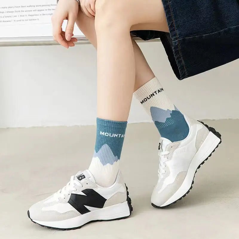 4 Pairs Soft Breathable Socks – Unisex Casual Everyday Socks - lily supply