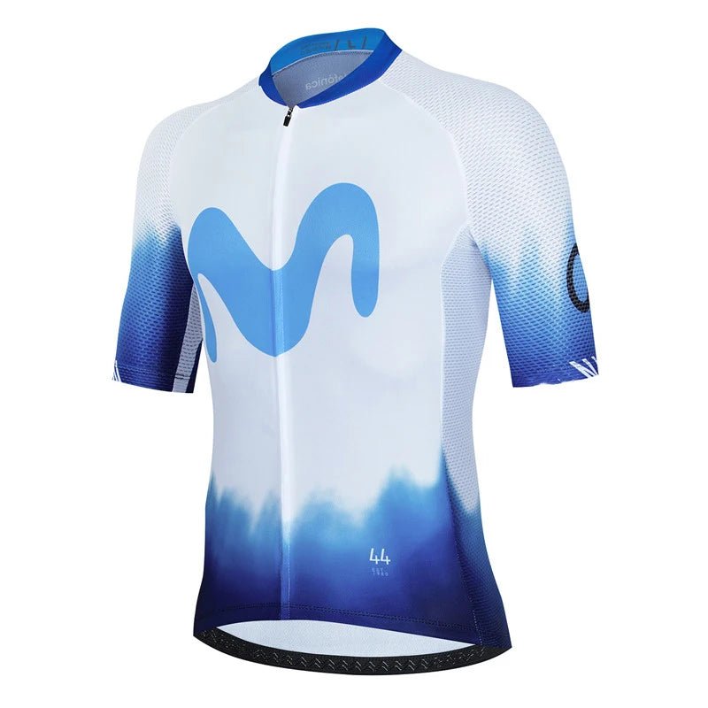 Movistar Team Cycling Jersey – Short Sleeve Spain Anti - UV Sportswear - lily supply
