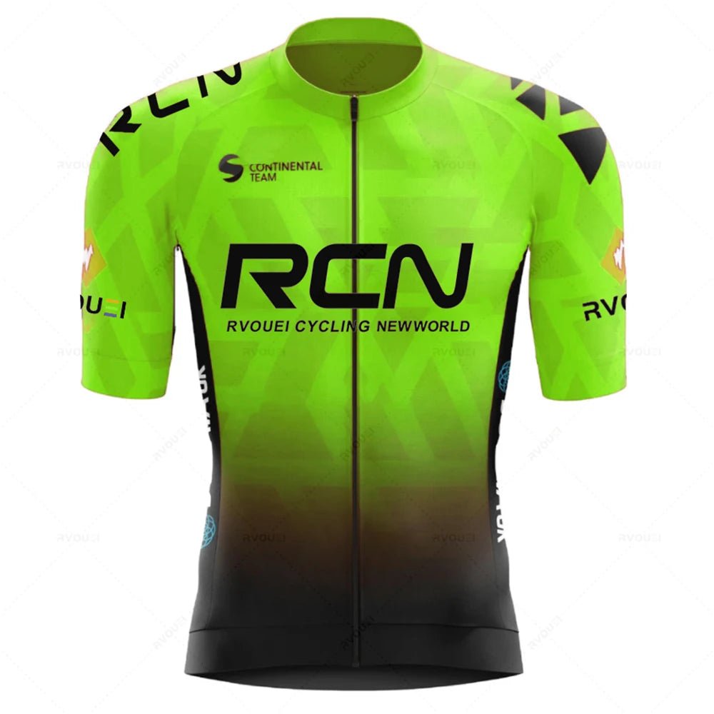 2025 RCN Team Cycling Jersey Set Summer Breathable Road Bicycle Suit Riding Uniform Bike MTB Clothing New Sports Cycling Kits - lily supply