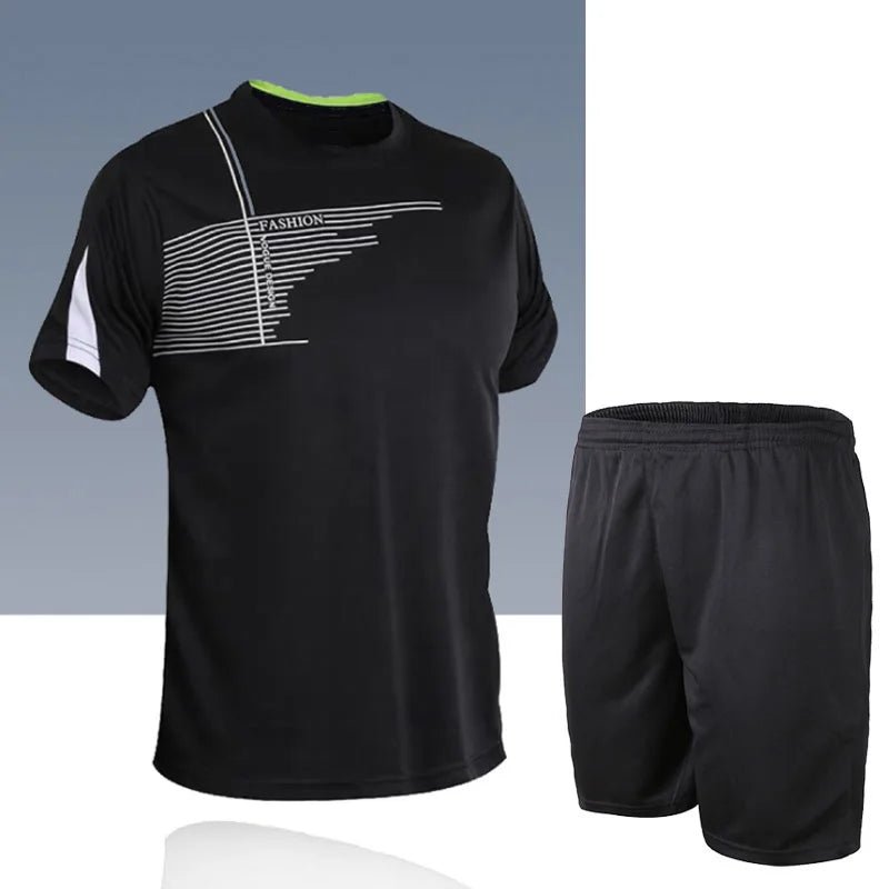 Men’s Football Training Set – Jersey & Shorts 2 - Piece Kit - lily supply