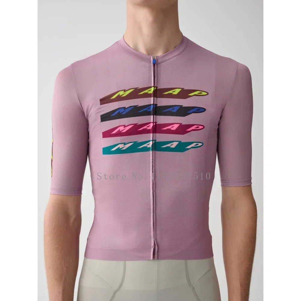 Cycling Jersey for Men short Sleeve Pro Team MTB Road Bike Clothing Breathable Bicycle Shirts 2025 Mountain Bicycle Clothing - lily supply