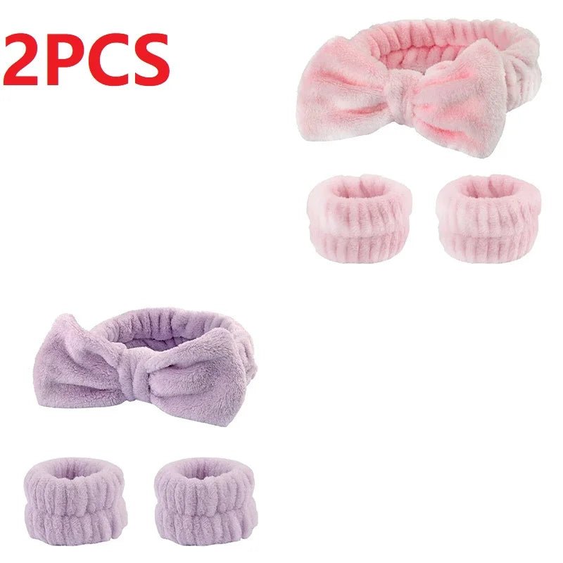 1/2/3PCS Face Wash Wristbands Headband Makeup Hair Care Headband Wash Headband for Washing Your Face Hair Bands for Women FD01 - lily supply