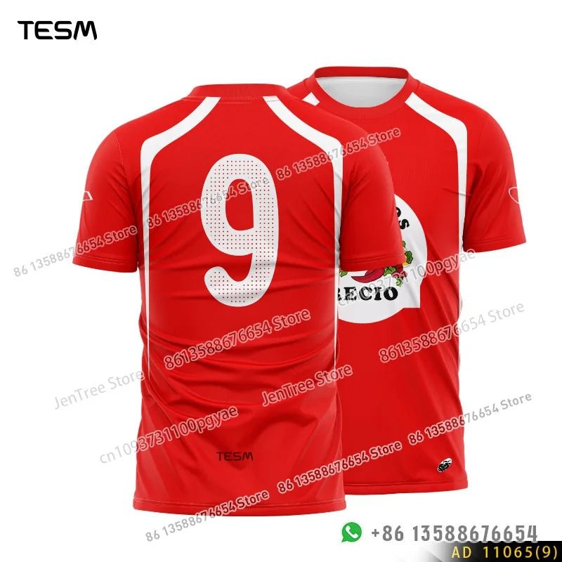 TESM Retro Sports Jersey – Men's & Women's Casual Top - Men's Clothing - lily supply