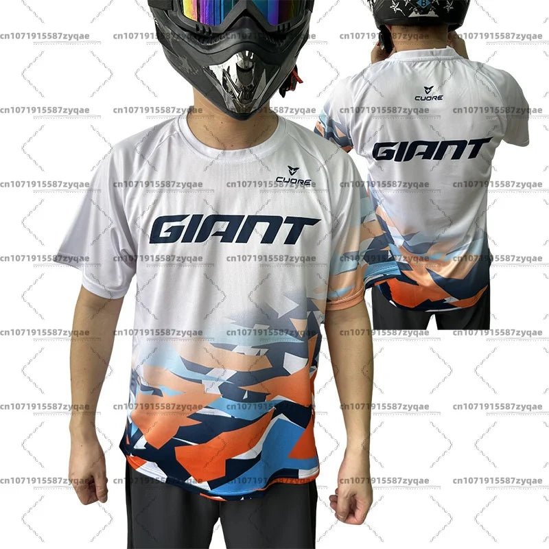 2025 Giant MTB Downhill Jersey – Motocross Bike Real Shot T-Shirt - lily supply