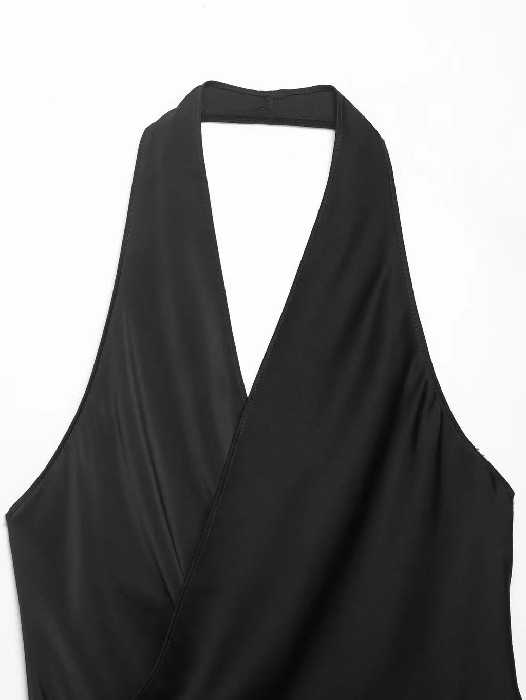 Women's Silk Satin Halter Asymmetric Camisole