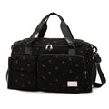 Corduroy Travel Tote Bag Large Capacity Carry On Travel Bag With Shoe Compartment Sports Fitness Bags For Women Duffle Bags