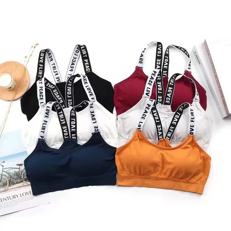 Women Sexy Sports Bra Tops For Gym Top Fitness Yoga Female Pad Sportswear Vest Tank Tops Sport Push Up Sports Bras Underwear - lily supply