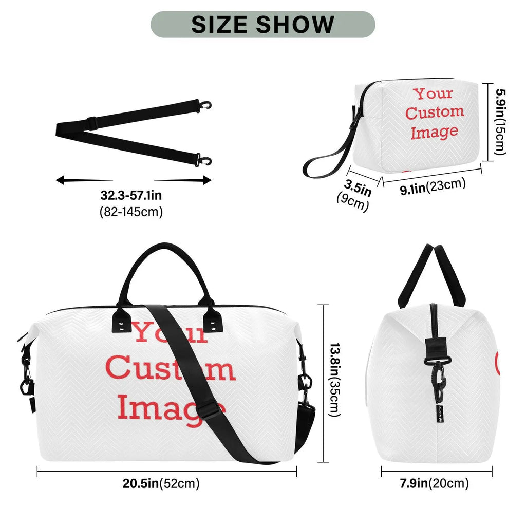 Weekender Bags for Women Custom images Large Overnight Bag Sports Travel Duffel Bag Carry on Luggage Bag For Travel Business Gym