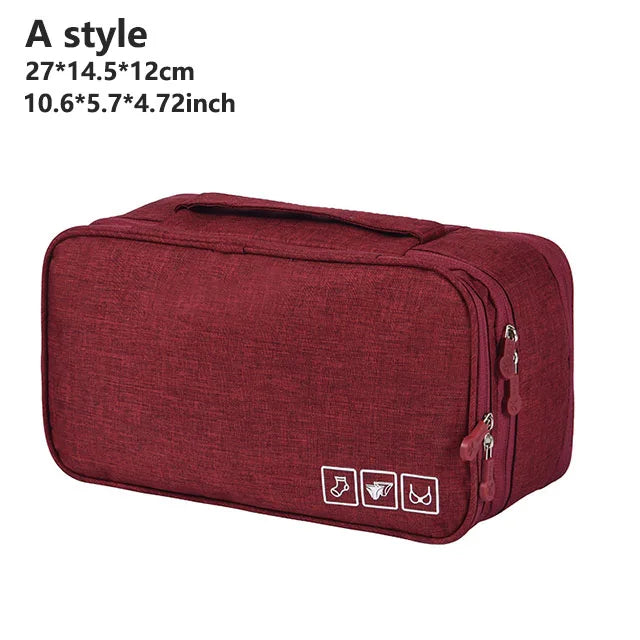 Travel Bra Organizer Bag Waterproof Panties Sock Underwear Storage Bag Daily Women Wash Package Cosmetic Finishing Bags