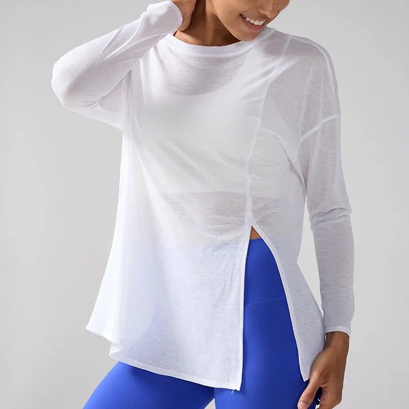 Women's Fitness Sports T-shirt Summer Loose Short Sleeve Quick Drying Gym Running Top Female Leisure Clothing👚 - lily supply