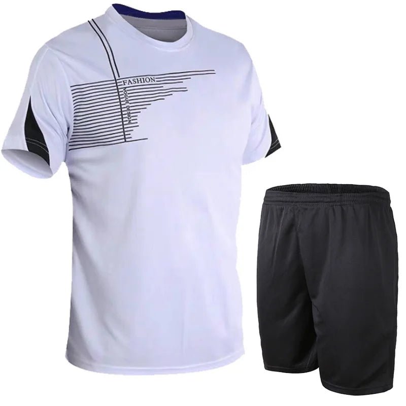 Men’s Football Training Set – Jersey & Shorts 2 - Piece Kit - lily supply