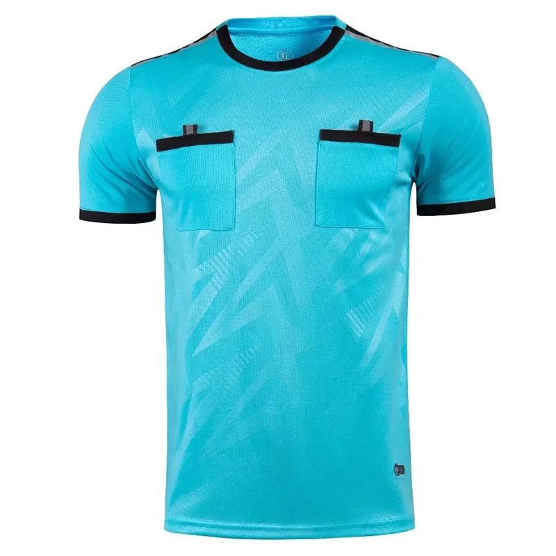 Football Referee Kit 2025 – Short Sleeve Jersey with Pockets - lily supply