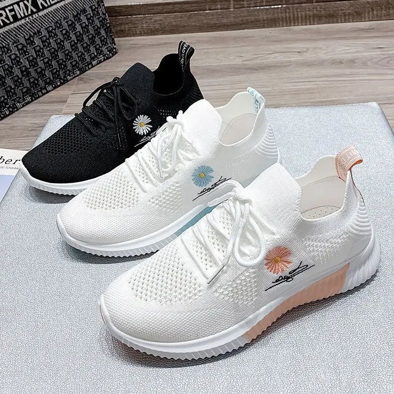 Sports Shoes for Women Sport Sneaker Casual Comfortable and Elegant Flat Low Cute White Hit Fashion Women's Tennis 2025 Summer - lily supply