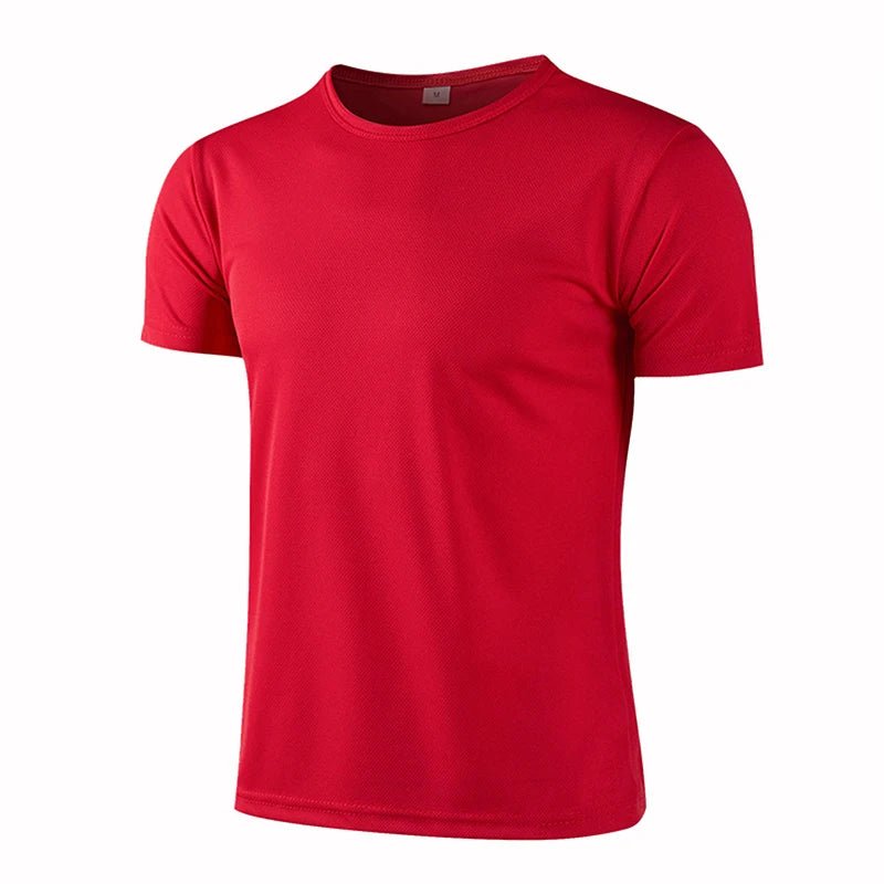 Quick-Dry Sport Gym Jersey – Short Sleeve Fitness Training Tee - Apparel & Accessories - lily supply