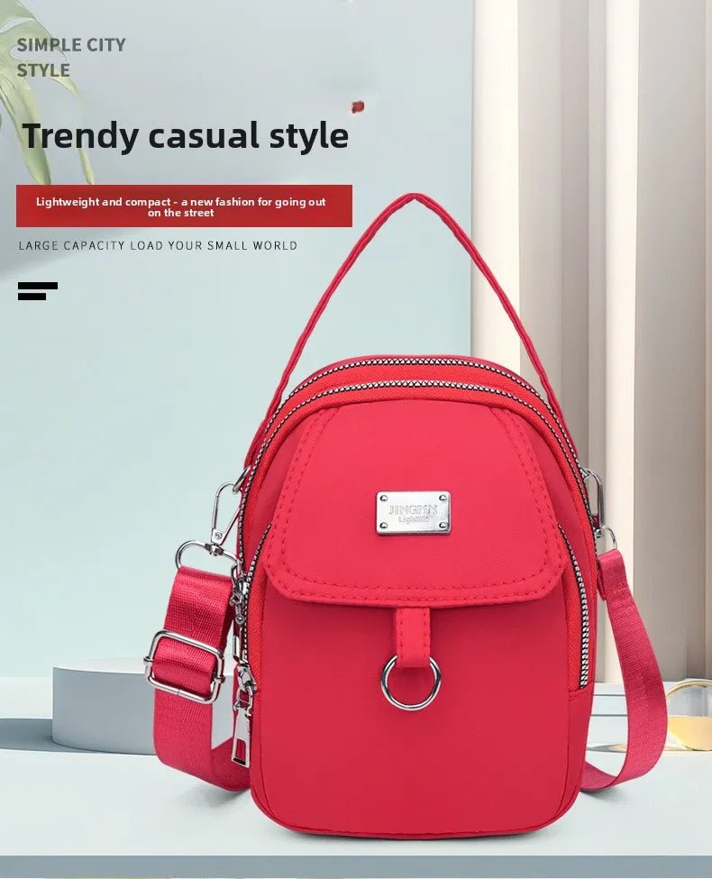 Women's Lightweight Phone Crossbody Tote Bag - Multi - Pocket Daily Outing Bag - lily supply