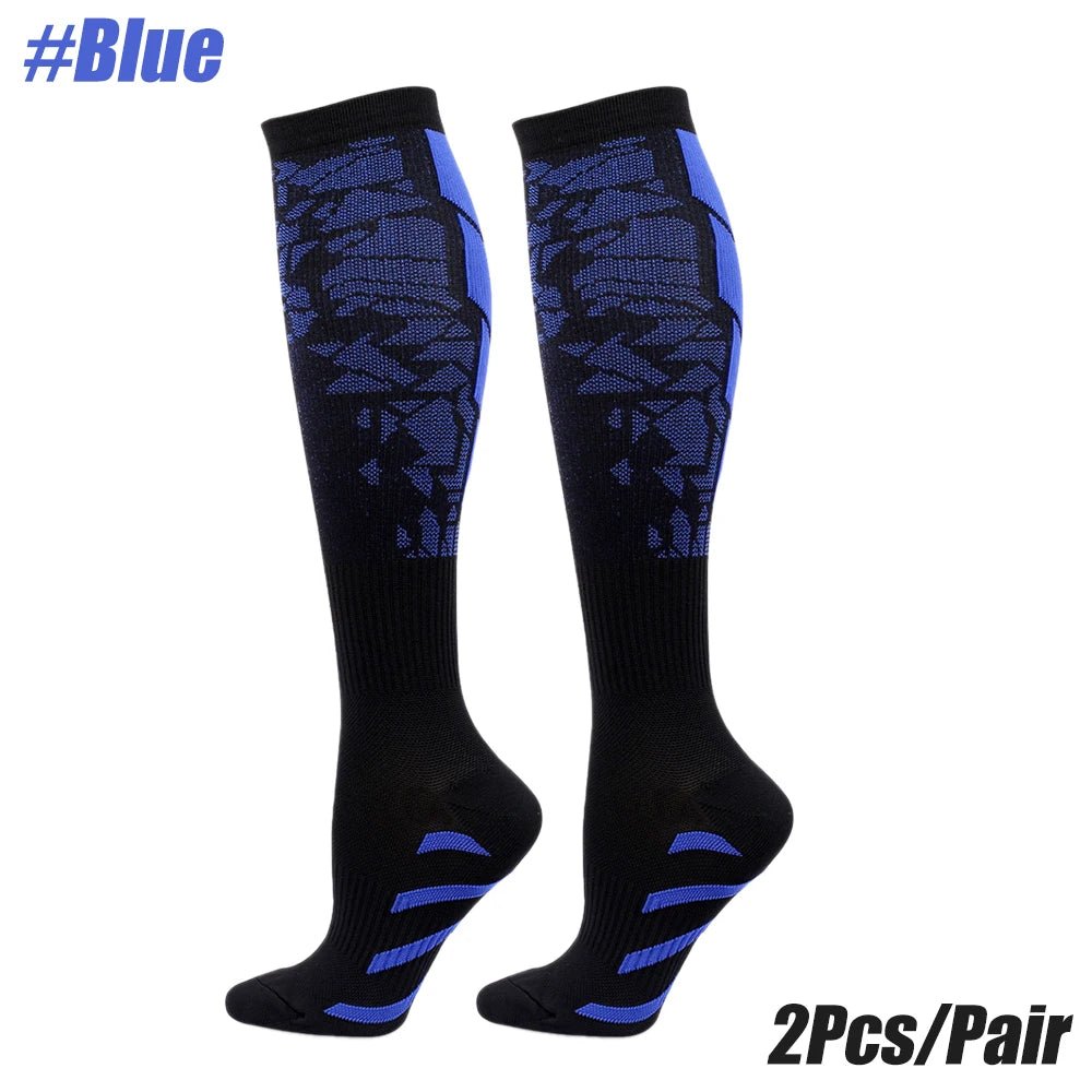 Sports Compression Calf Support Socks - Running Nurses Flight Pregnancy Athletic - lily supply