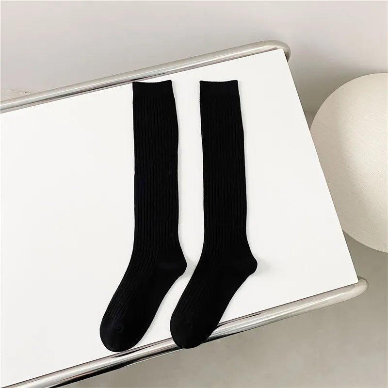 Women's Preppy Kawaii Cotton Knee High Socks – Sweet Long Socks - lily supply