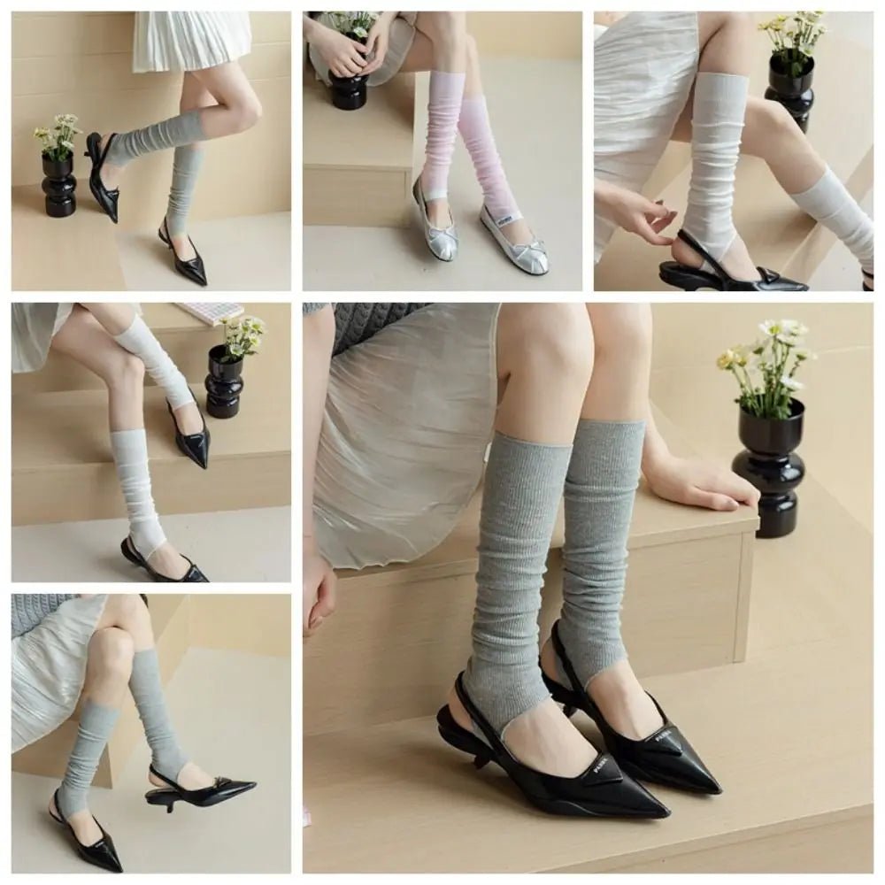 Women's Thin Breathable Knee High Socks – Lightweight Summer Socks - lily supply