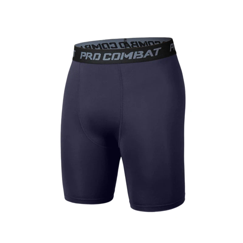 Men's Compression Leggings & Basketball Quarter Shorts – Quick Dry Fitness Pants