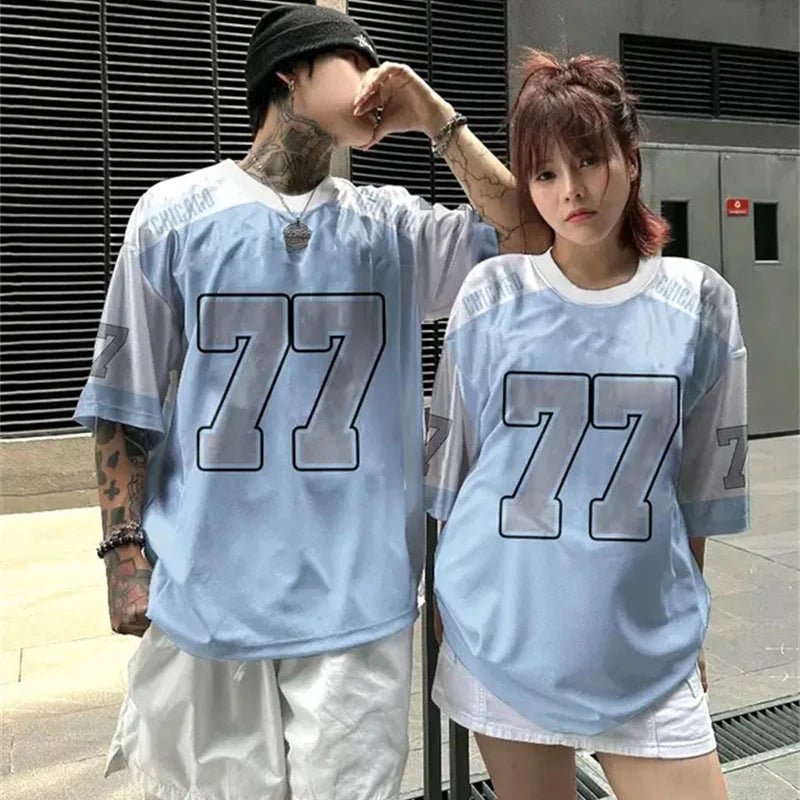 Fashion Short Sleeve Sports Basketball T-shirt For Men Lover Outdoor Breathable O - neck T Shirts 2025 Summer Couple Plus Tee Top - lily supply