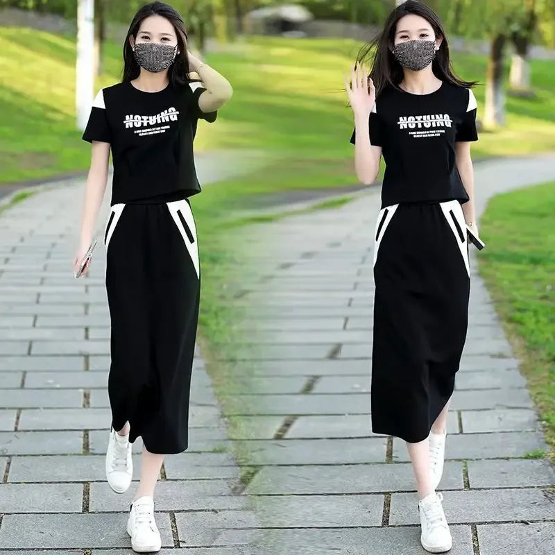 Short Sleeve Women's Two-Piece Set