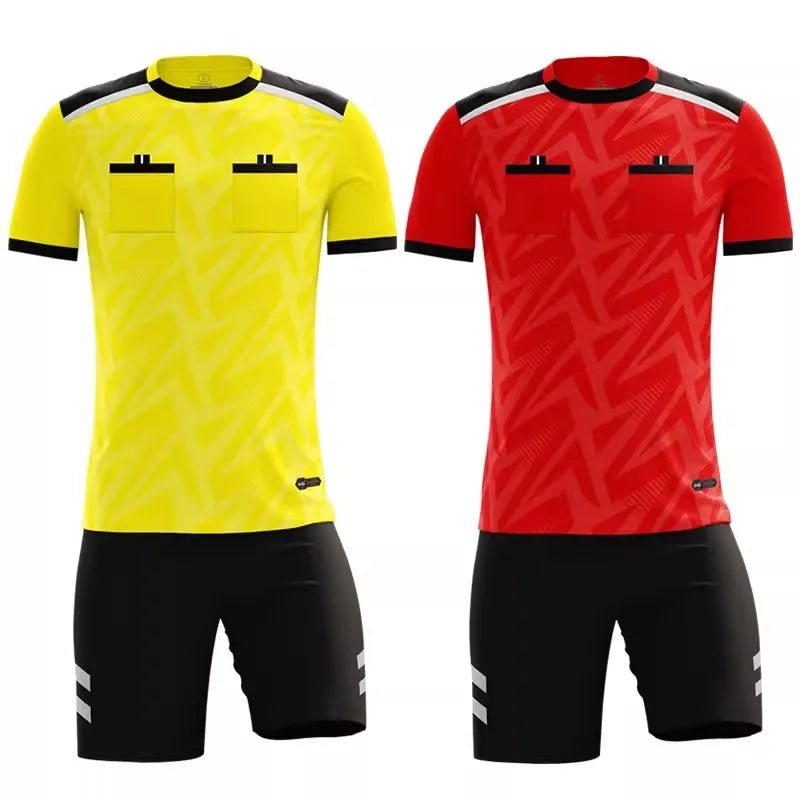 Football Referee Kit 2025 – Short Sleeve Jersey with Pockets - lily supply